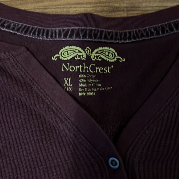 Thermal purple long sleeve - Picture 4 of 5